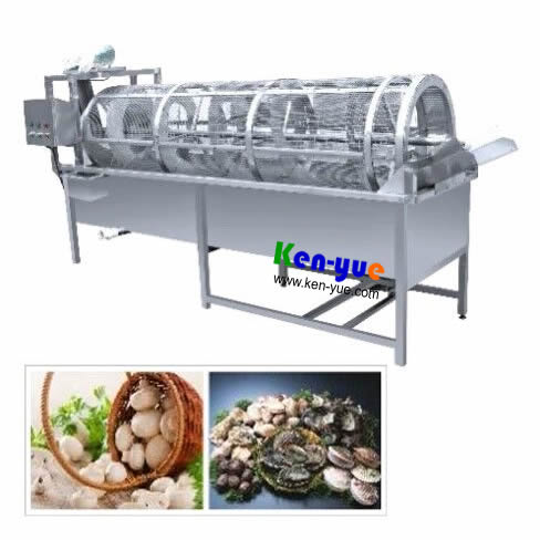 Drum roller cleaning machine